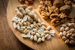 nuts contain magnesium that helps you cope with stress